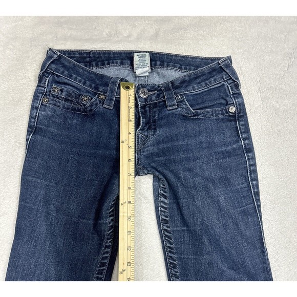 True Religion Section Skinny Blue Denim Jeans Women's Size 27 USA Made 27x33 - Picture 7 of 10